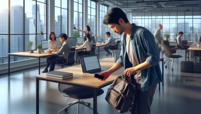 物理的に物を置かせない方法と環境づくり