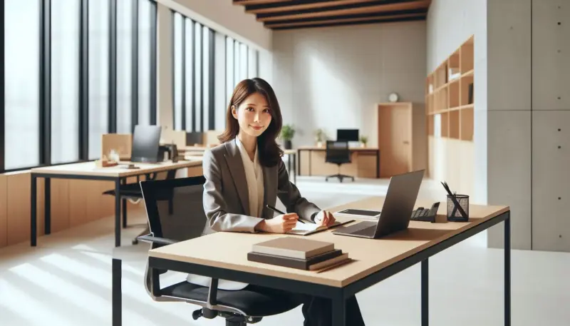 特に「デスクが綺麗な女性」に見られる心理とは?自己管理能力の高さ