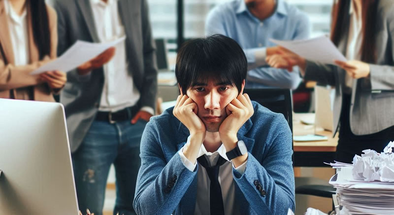 体調不良でよく休む社員にイライラ