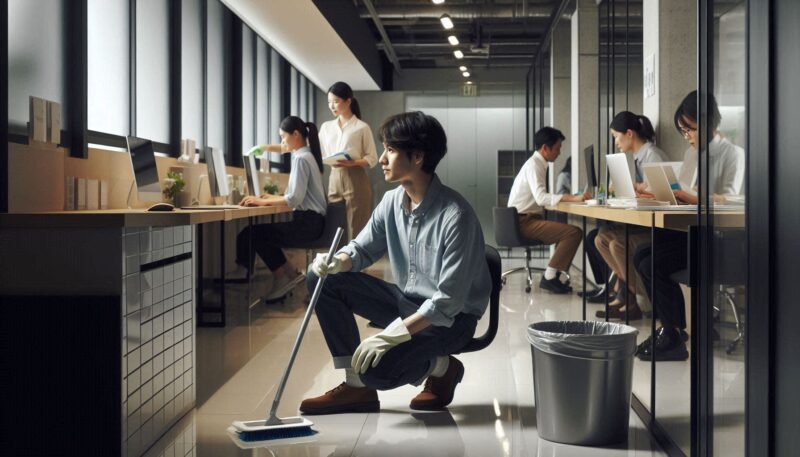 職場の掃除の押し付けはパワハラ？考えられる原因