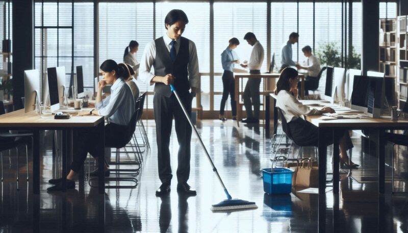 なぜ会社の掃除は自分だけ？押し付けられやすい人の特徴