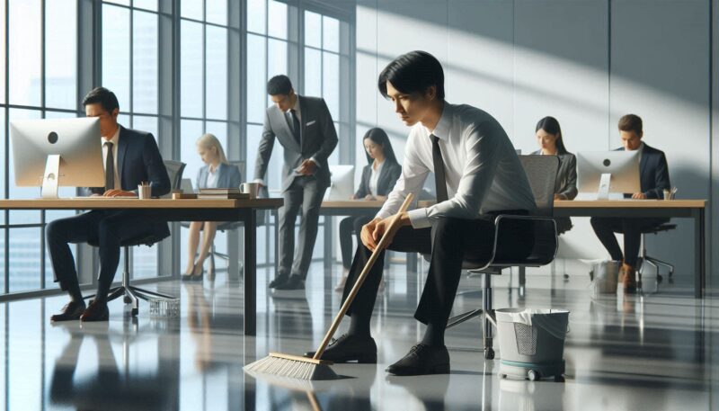 進んで掃除をする人が損をする？善意が利用される心理