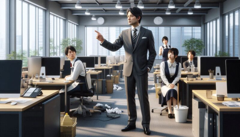 新人が掃除をしない場合は？当番制など職場での改善策を提案する