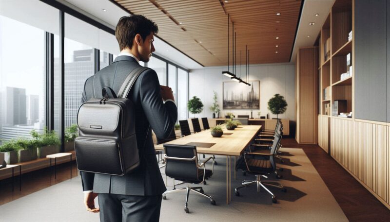 スーツにリュックはおかしい？TPOを無視した服装と思われる可能性
