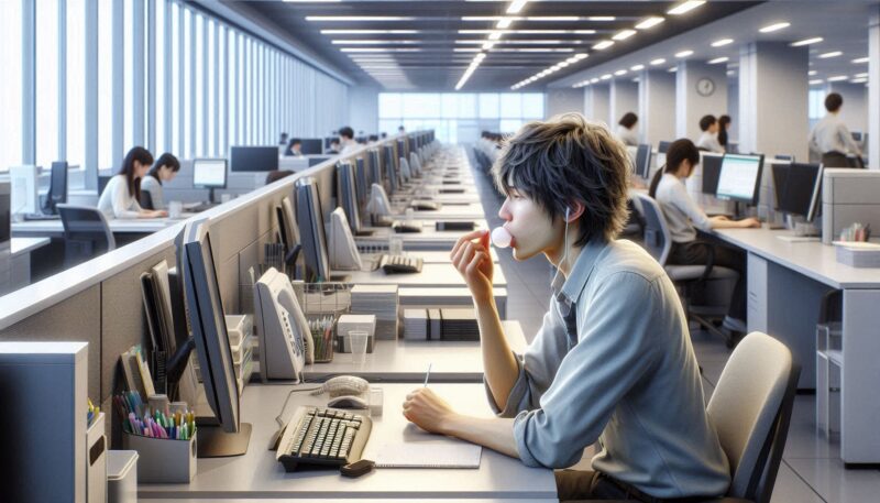 退屈しのぎや口寂しさからくる無意識の食行動