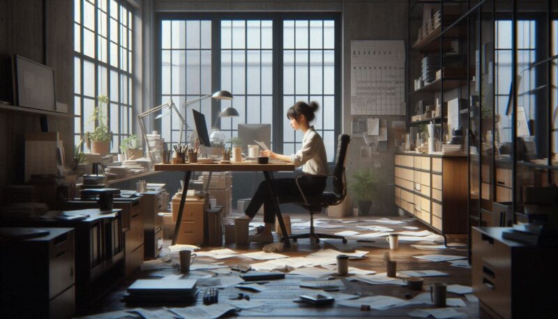 なぜ？デスクが汚い女性の心理と周囲に与える印象