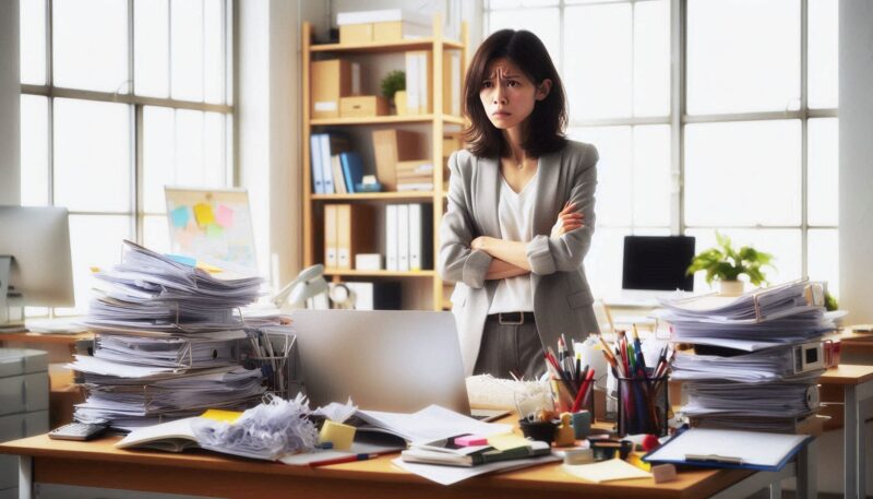 机の上が汚いのはなぜ？考えられる5つの心理とは