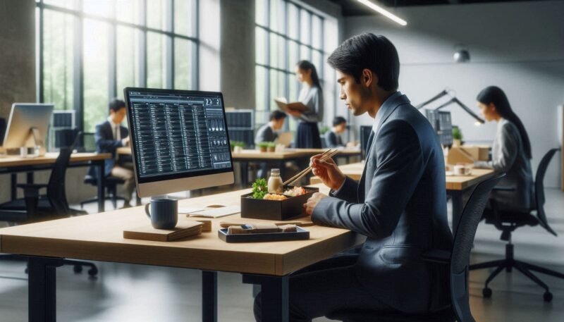 デスクでご飯を食べたくないと感じる5つの理由｜心理と健康への影響