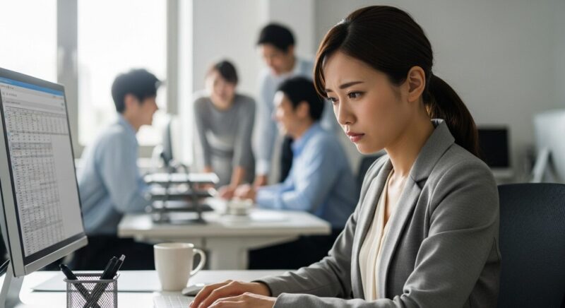職場の人への不信感は放置NG！
