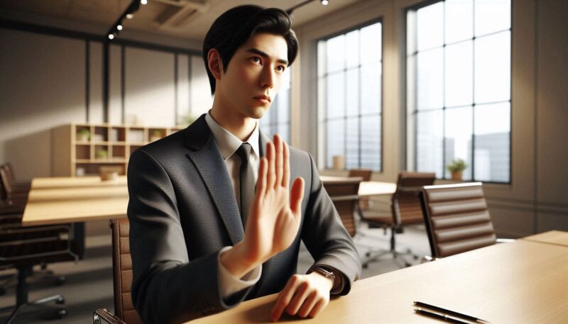 ⑥勇気を出して「聞けない」と上手に断るアサーション