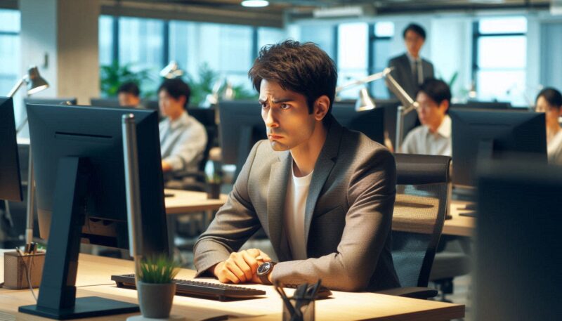 特徴①：自分に自信がなく、常に不安を抱えている